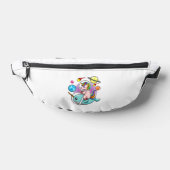 Astronaut Unicorn Reiten Narwhal Weltraum Universu Bauchtasche (Ablage )