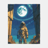 Astronaut unter dem himmlischen Tor Fleecedecke (Vorderseite)