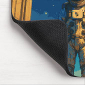 Astronaut unter dem himmlischen Tor Mousepad (Ecke)