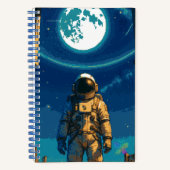 Astronaut unter dem himmlischen Tor Notizblock (Vorderseite)