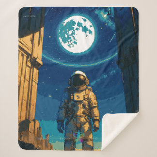 Astronaut unter dem himmlischen Tor Premium Sherpadecke