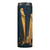 Astronaut unter dem himmlischen Tor Thermosbecher (Rückseite)
