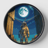 Astronaut unter dem himmlischen Tor Uhr (Vorderseite)