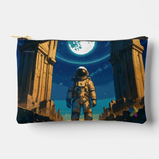 Astronaut unter dem himmlischen Tor Zubehörtasche (Vorderseite)