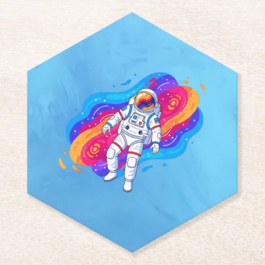 Astronaut Untersetzer (Vorderseite)