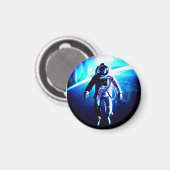 ASTRONAUT UNTETHERED MAGNET (Vorderseite/Rückseite)