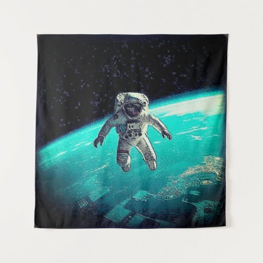 ASTRONAUT UNTETHERED WANDTEPPICH (Vorderseite)