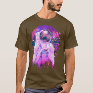 Astronaut Vaporwave Butterfly - Synthwave Retrowav T-Shirt