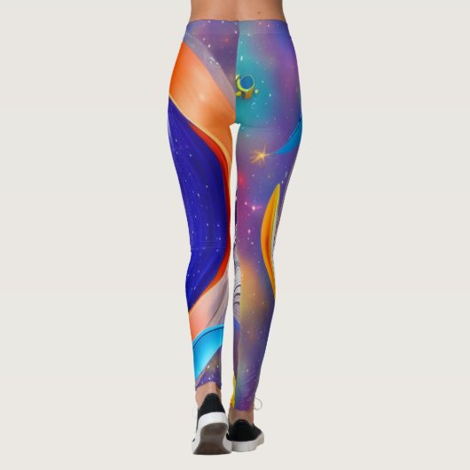 Astronaut Vibes Leggings (Rückseite)