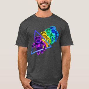 Astronaut Vintag Retro Astro Art T-Shirt