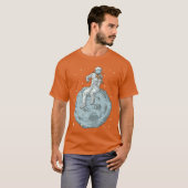 Astronaut Violin Player Violinist Viola Classical T-Shirt (Vorne ganz)