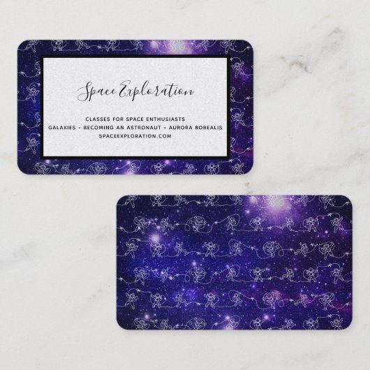 Astronaut Visitenkarte (Vorne/Hinten)