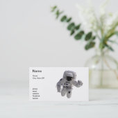 Astronaut Visitenkarte (Stehend Vorderseite)