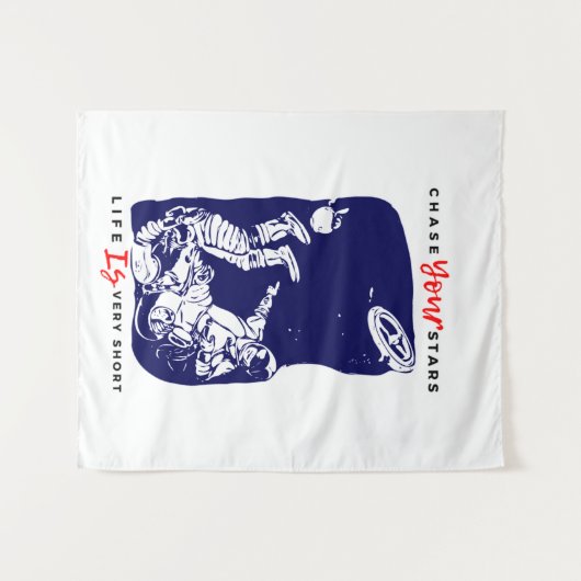 Astronaut Wandteppich (Vorderseite (Horizontal))