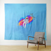 Astronaut Wandteppich (Beispiel (Horizontal))