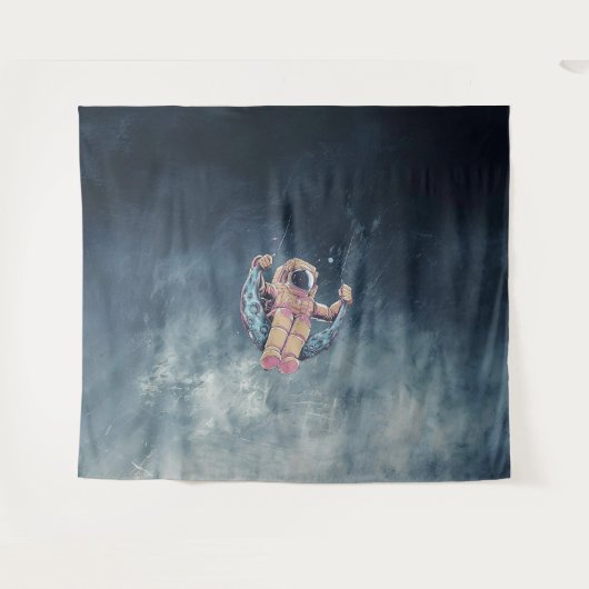 Astronaut Wandteppich (Vorderseite (Horizontal))