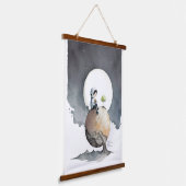 Astronaut Wandteppich Mit Holzrahmen (Gewinkelt)