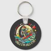 Astronaut Weihnachten Weihnachten Weihnachten Weih Schlüsselanhänger (Vorderseite)