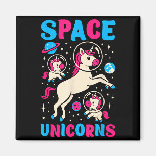 Astronaut Weltraum Einhörner Süßes Einhorn Regenbo Magnet