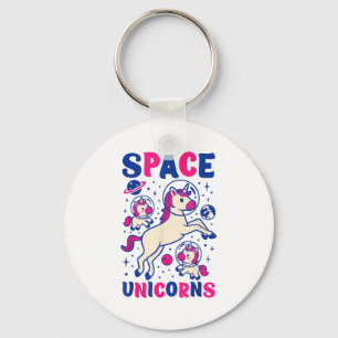 Astronaut Weltraum Einhörner Süßes Einhorn Regenbo Schlüsselanhänger