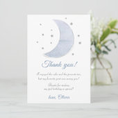 Astronaut Weltraum Geburtstag Danke Karte (Stehend Vorderseite)