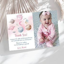 Astronaut Weltraum Geburtstag Danke Karte