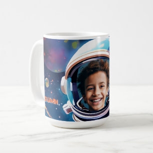 Astronaut Weltraum Himmel Planeten Foto Geschenk Kaffeetasse