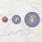 Astronaut Weltraum Junge Geburtstag Konfetti (Rückseiten)