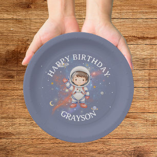Astronaut Weltraum Junge Geburtstag Pappteller
