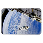 Astronaut Weltraumspaziergang Magnet (Horizontal)