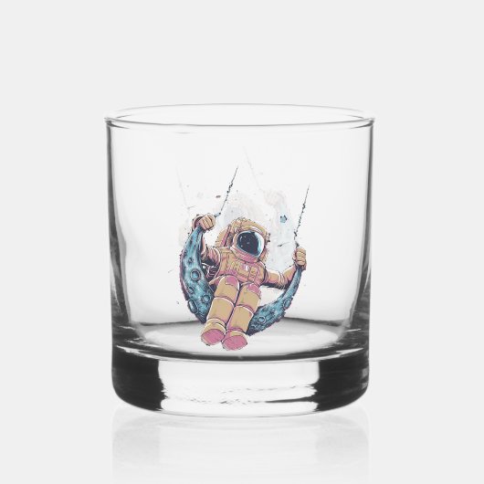 Astronaut Whiskyglas (Vorderseite)