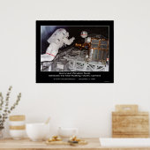 Astronaut Winston Scott freischwebende Roboter-Kam Poster (Küche)