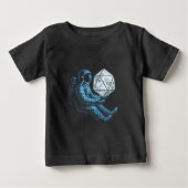Astronaut with Moon Dice Baby T-shirt (Vorderseite)