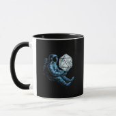 Astronaut with Moon Dice Tasse (Links)