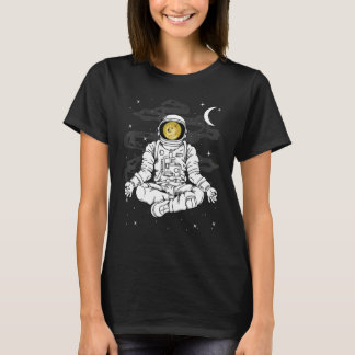 Astronaut Yoga Dogecoin Doge Coin To The Moon Cryp T-Shirt