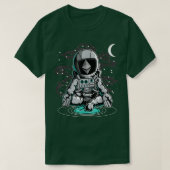Astronaut Yoga Ethereum ETH Coin To The Moon Crypt T-Shirt (Design vorne)