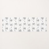 Astronaut Yoga Mat Yogamatte (Rückseite (Horizontal))