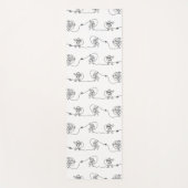 Astronaut Yoga Mat Yogamatte (Vorderseite)