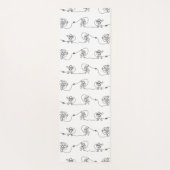 Astronaut Yoga Mat Yogamatte (Rückseite)