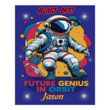 Astronaut - Zukünftiges Genie im Orbit