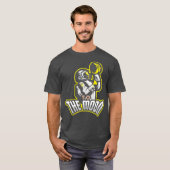 Astronaut zum Mond-Basketball T-Shirt (Vorne ganz)