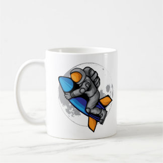 Astronaut zum Mond Kaffeetasse