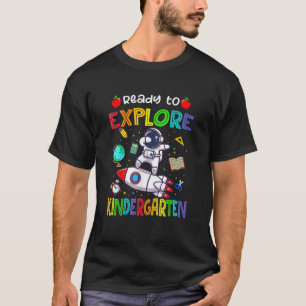 Astronaut zurück zur Schule, bereit, Kinder zu erk T-Shirt