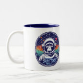 Astronaut Zweifarbige Tasse (Links)