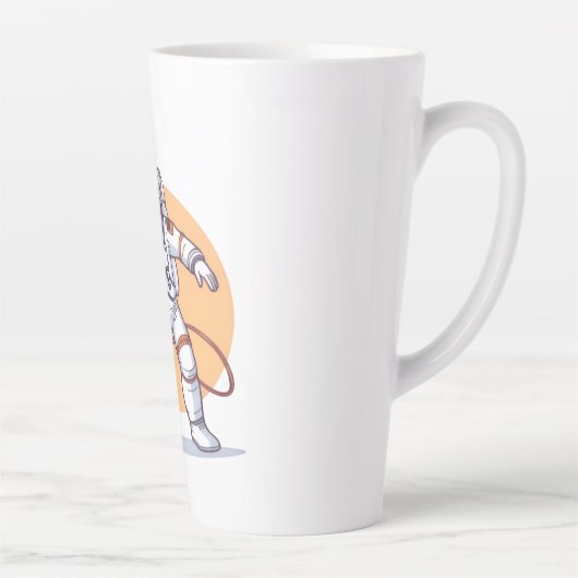 Astronauta con café milchtasse (Rechts)