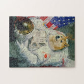 Astronautdoge-Farbenversion Puzzle (Horizontal)