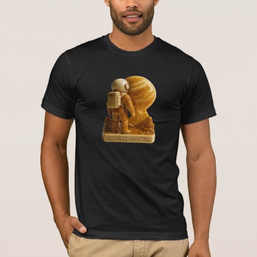 Astronaute Planet Jupiter T-Shirt (Vorderseite)
