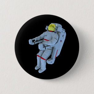 Astronauten-Abzeichen Button