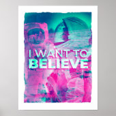 Astronauten, an die ich Wollte zu glauben Poster (Vorne)