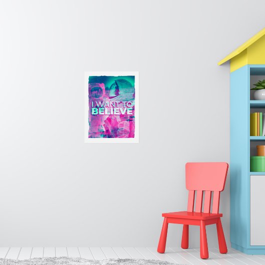 Astronauten, an die ich Wollte zu glauben Poster (Kinderzimmer 1)